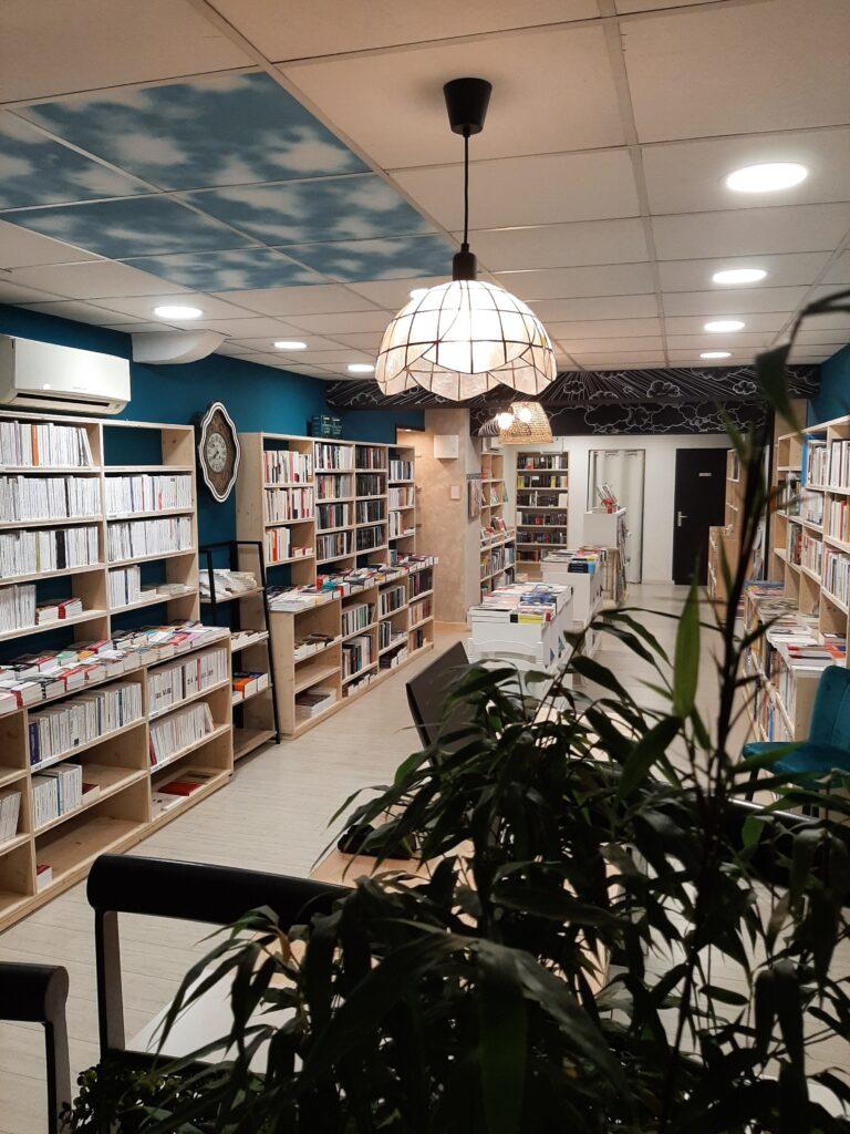 librairie au plafond nerac